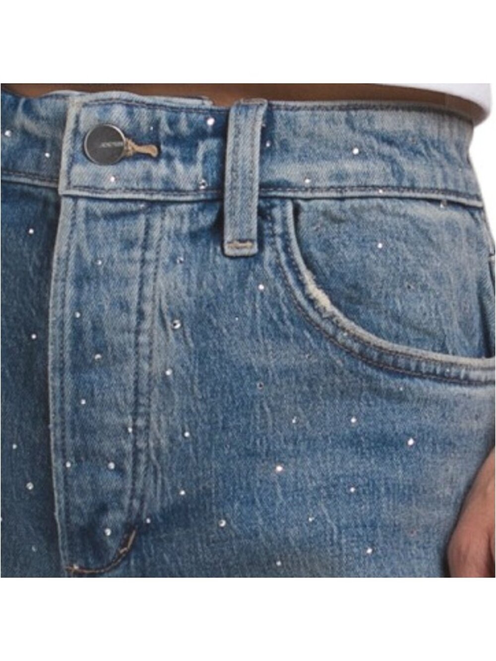 JOE'S The Jessie Relaxed Shorts With Crystals - Picture 3 of 5